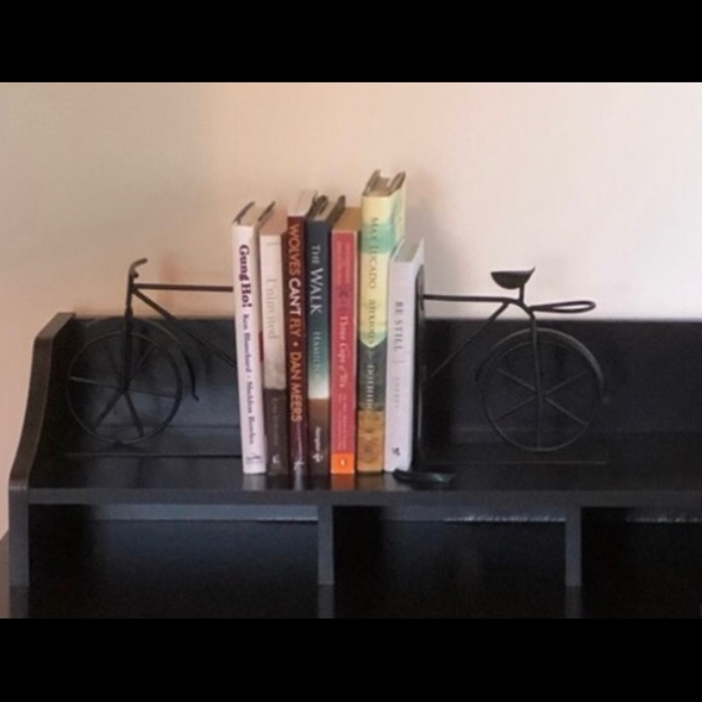 Bike book ends